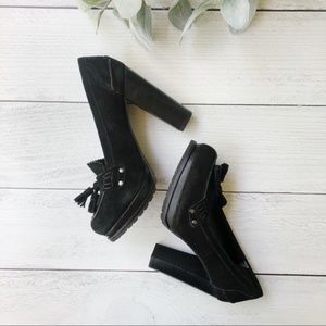 Vince Camuto "Callin" Platform Kiltie Tassel Heels